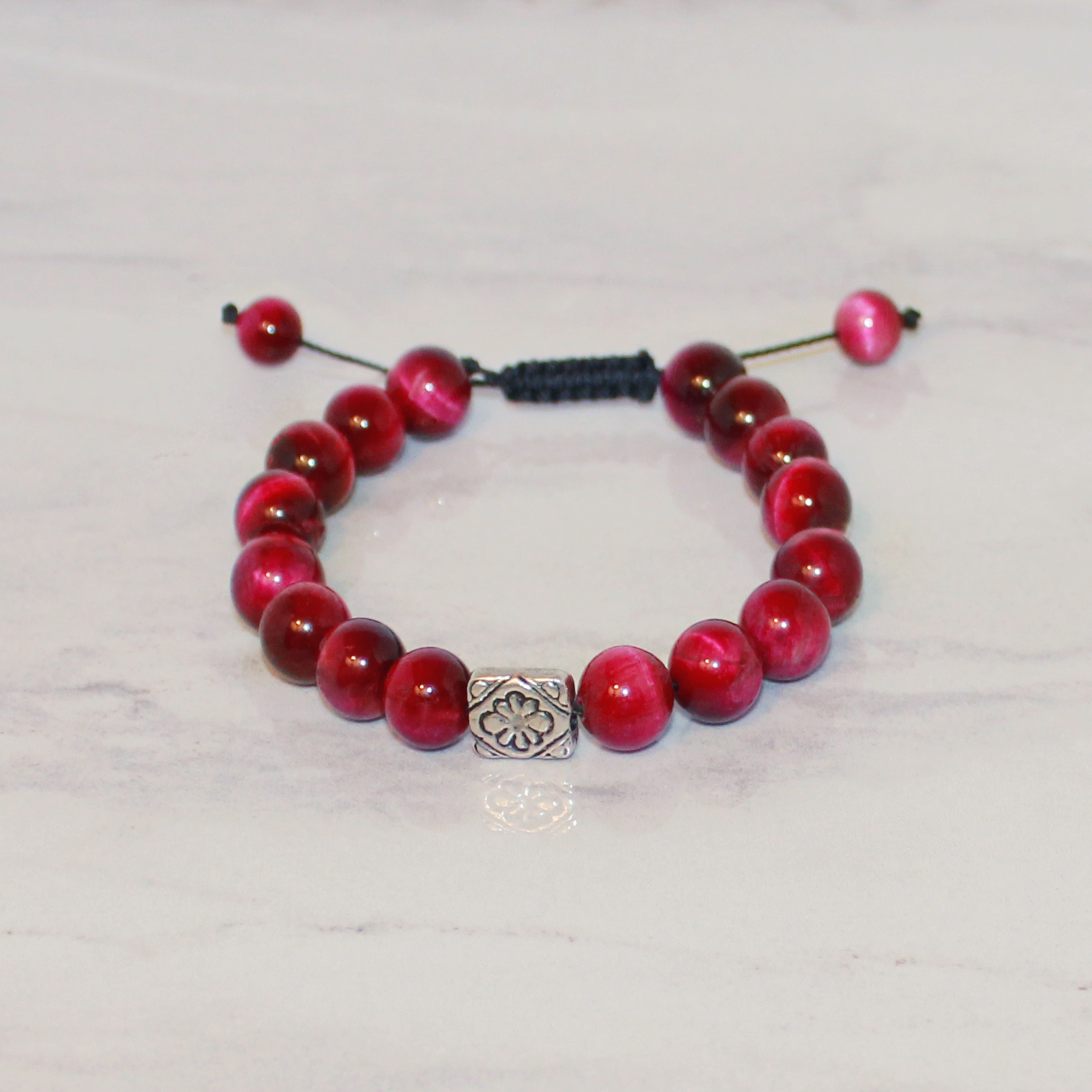 Pink Tiger's Eye Flower